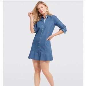 Draper James Chambray Tulip Shirtdress